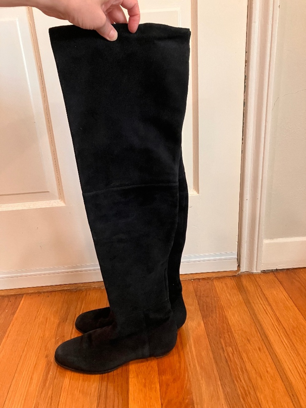 Jimmy Choo Edna- OTK Suede Boot